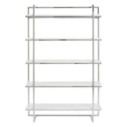 Reza Shelf - White/Chrome -Zgallerie Deals Store 010121948 58465.1690285979.386.513