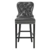 Charlotte Leather Stool - Espresso