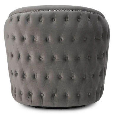 Aria Tufted Swivel Chair 3 Aria Tufted Swivel Chair - Image 3