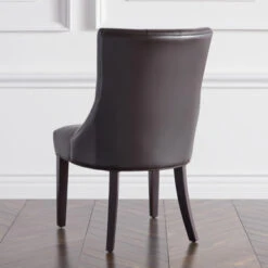 Nottingham Leather Dining Chair - Espresso -Zgallerie Deals Store 013800039 5 23582.1690272146.386.513