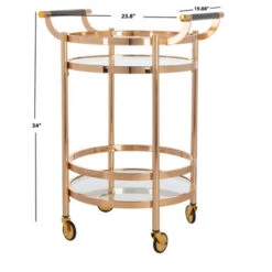 Sierra Bar Cart - Gold 6 Sierra Bar Cart - Gold -Zgallerie Deals Store 070159215 3 18855.1690281554.386.513