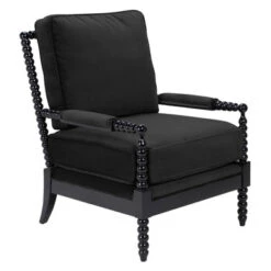 Spindle Chair - High Gloss Black -Zgallerie Deals Store 810219859 20194.1690278035.386.513