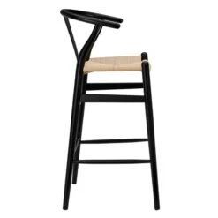 Tia Bar Stool - Black/Natural -Zgallerie Deals Store webimage 013144108 2 jpg
