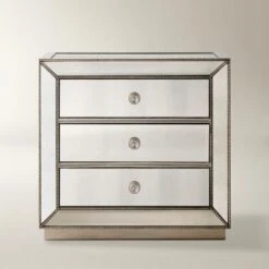 Omni Mirrored 3 Drawer Chest