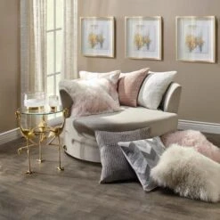 Mongolian Pillow 22" - Blush 11 Mongolian Pillow 22" - Blush -Zgallerie Deals Store webimage 040936538 rv5 jpg