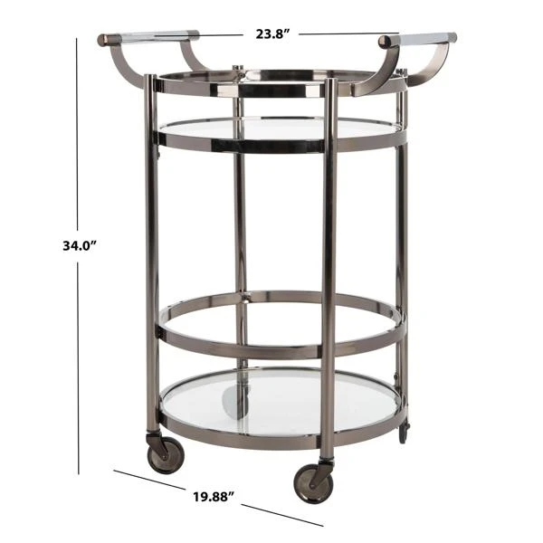 Sierra Bar Cart - Gunmetal 4 Sierra Bar Cart - Gunmetal - Image 4