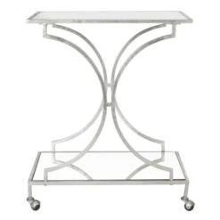 Arden Bar Cart - Silver