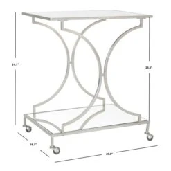 Arden Bar Cart - Silver -Zgallerie Deals Store webimage 070126098 DIM