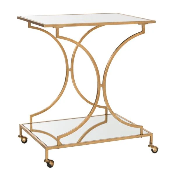 Arden Bar Cart - Gold 2 Arden Bar Cart - Gold - Image 2