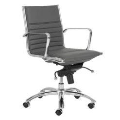 Darby Low Back Office Chair - Grey