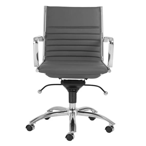 Darby Low Back Office Chair - Grey 2 Darby Low Back Office Chair - Grey - Image 2