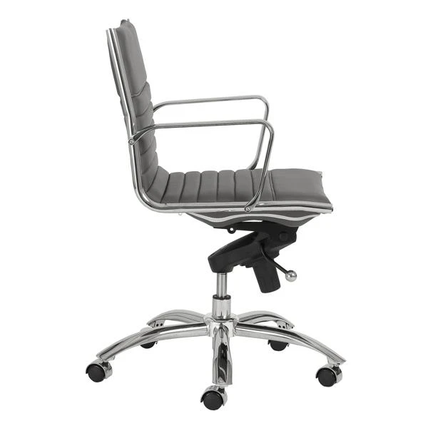 Darby Low Back Office Chair - Grey 3 Darby Low Back Office Chair - Grey - Image 3