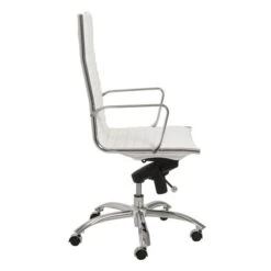 Darby High Back Office Chair - White -Zgallerie Deals Store webimage 120126298 2 jpg