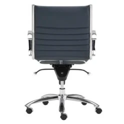 Darby Low Back Office Chair - Blue 12 Darby Low Back Office Chair - Blue -Zgallerie Deals Store webimage 120152072 5 jpg
