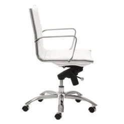 Darby Low Back Office Chair - White -Zgallerie Deals Store webimage 120166667 2 jpg
