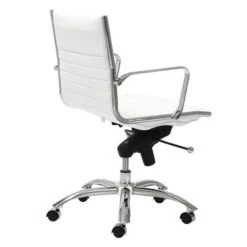 Darby Low Back Office Chair - White -Zgallerie Deals Store webimage 120166667 3 jpg
