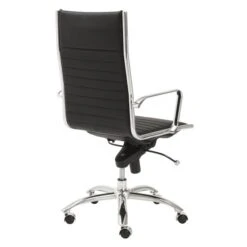 Darby High Back Office Chair - Black 7 Darby High Back Office Chair - Black -Zgallerie Deals Store webimage 120178524 3 jpg