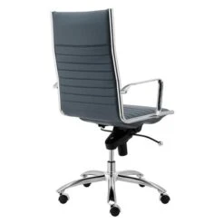 Darby High Back Office Chair - Blue 10 Darby High Back Office Chair - Blue -Zgallerie Deals Store webimage 120190476 4 jpg