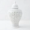 Ceramic Filigree Jar