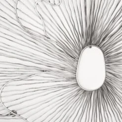 Large Poppy Flower Wall Decor - Silver/Black -Zgallerie Deals Store webimage 162120419 2 jpg