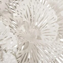 Flower Wall Decor - White -Zgallerie Deals Store webimage 162135953 3 jpg