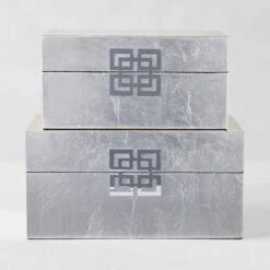 Ming Boxes - Set Of 2