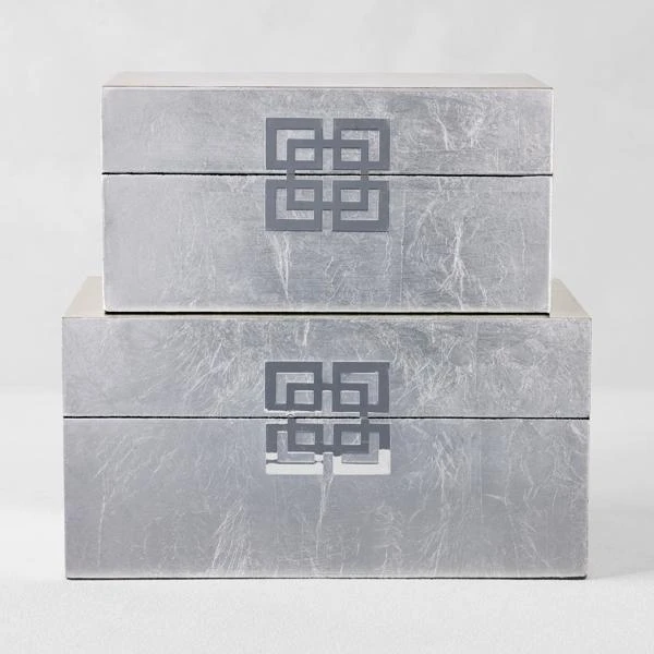 Ming Boxes - Set Of 2 1 Ming Boxes - Set Of 2