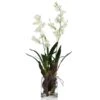 Faux Oncidium In Glass