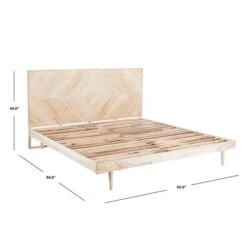 Allegra Platform Bed -Zgallerie Deals Store webimage 601166724 601321738 QUEEN DIM