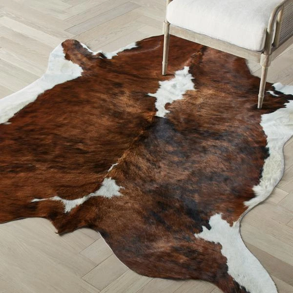 Augusto Hair On Cowhide Rug - Medium Brown 1 Augusto Hair On Cowhide Rug - Medium Brown
