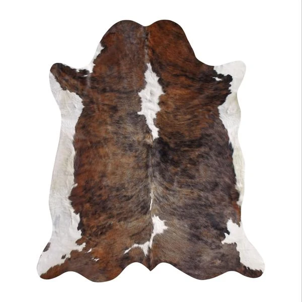 Augusto Hair On Cowhide Rug - Medium Brown 2 Augusto Hair On Cowhide Rug - Medium Brown - Image 2