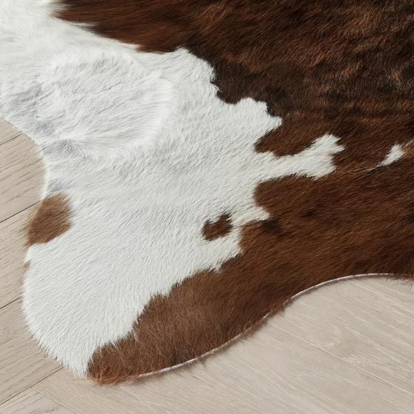Augusto Hair On Cowhide Rug - Medium Brown 3 Augusto Hair On Cowhide Rug - Medium Brown - Image 3