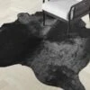 Anton Hair On Cowhide Rug - Black