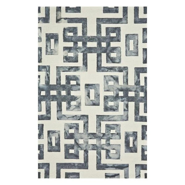 Lauren Rug - Black/Ivory 1 Lauren Rug - Black/Ivory