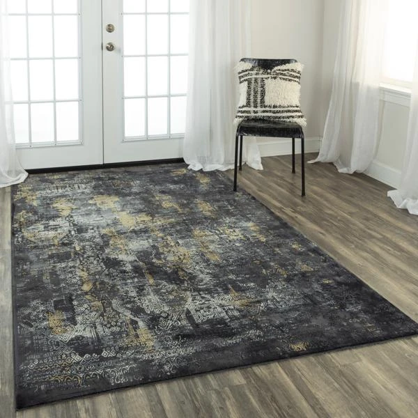 2'7" X 9'6" Prosperous Rug - Grey 6 2'7" X 9'6" Prosperous Rug - Grey - Image 6
