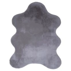 Lapin Animal Shaped Rug - Grey 5 Lapin Animal Shaped Rug - Grey -Zgallerie Deals Store webimage 620607429 jpg