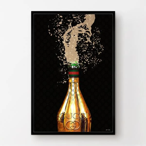 Italian Champagne - Embellished Canvas 1 Italian Champagne - Embellished Canvas