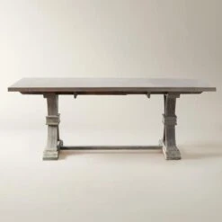 Archer Natural Grey Extending Dining Table